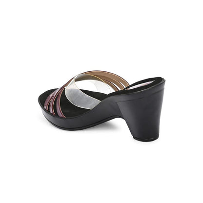 Valentino Women Premium Maroon Sandal Heels