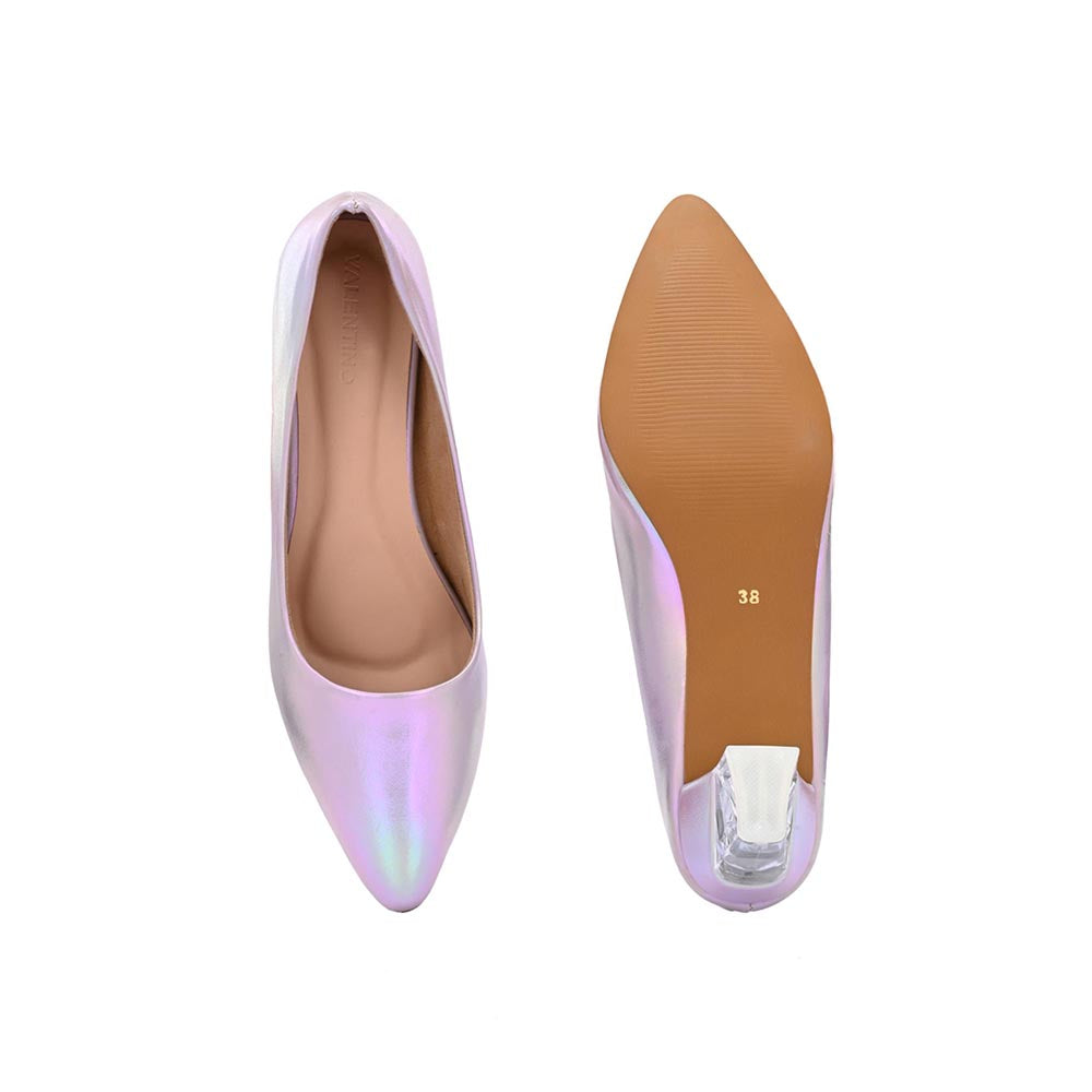Valentino Women Premium Purple Pumps