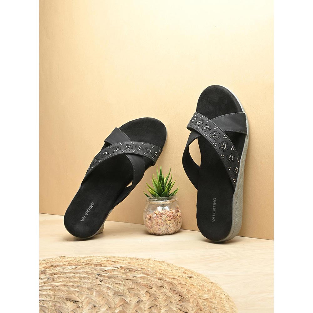 Valentino Women Black Sandals