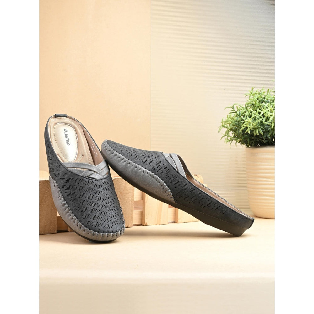 Valentino Women Black Casual Mules
