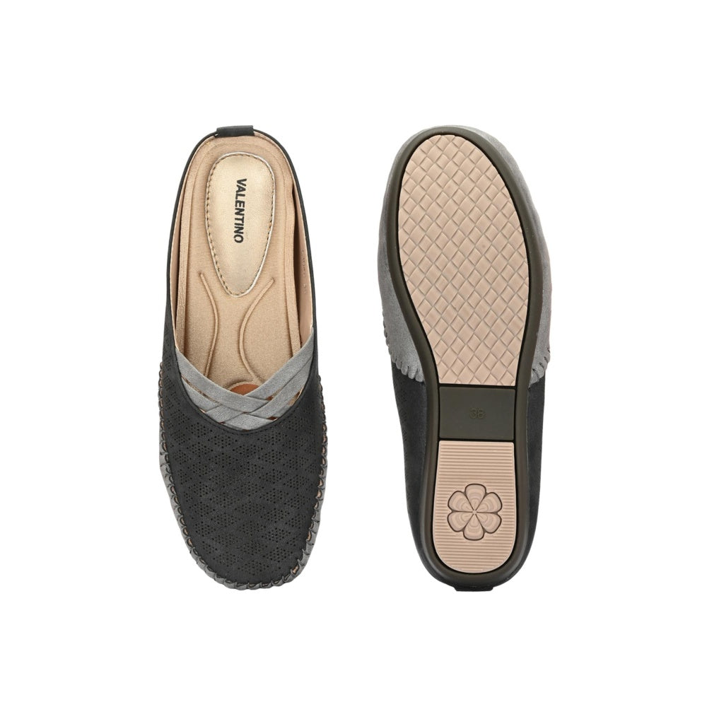 Valentino Women Black Casual Mules
