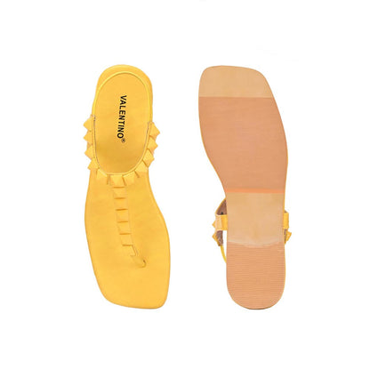 Valentino Women Yellow Sandals