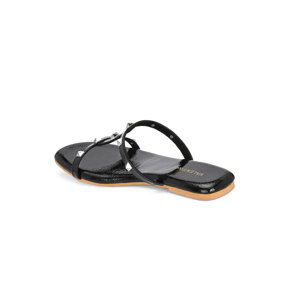 Valentino Women Black Flats