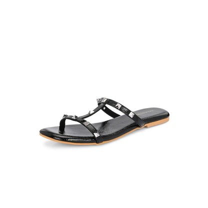 Valentino Women Black Flats