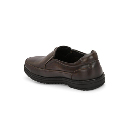 Valentino Men Premium Leather Pine Slip-On Formal Loafer Shoes