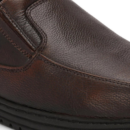 Valentino Men Premium Leather Pine Hands-Free Slip-In Loafer Shoes