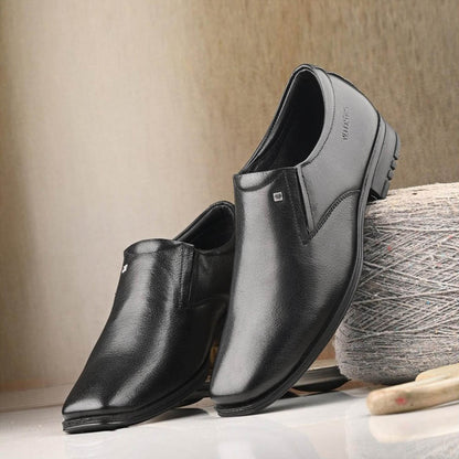 Valentino Men Premium Leather Slip-On Formal Loafer Shoes