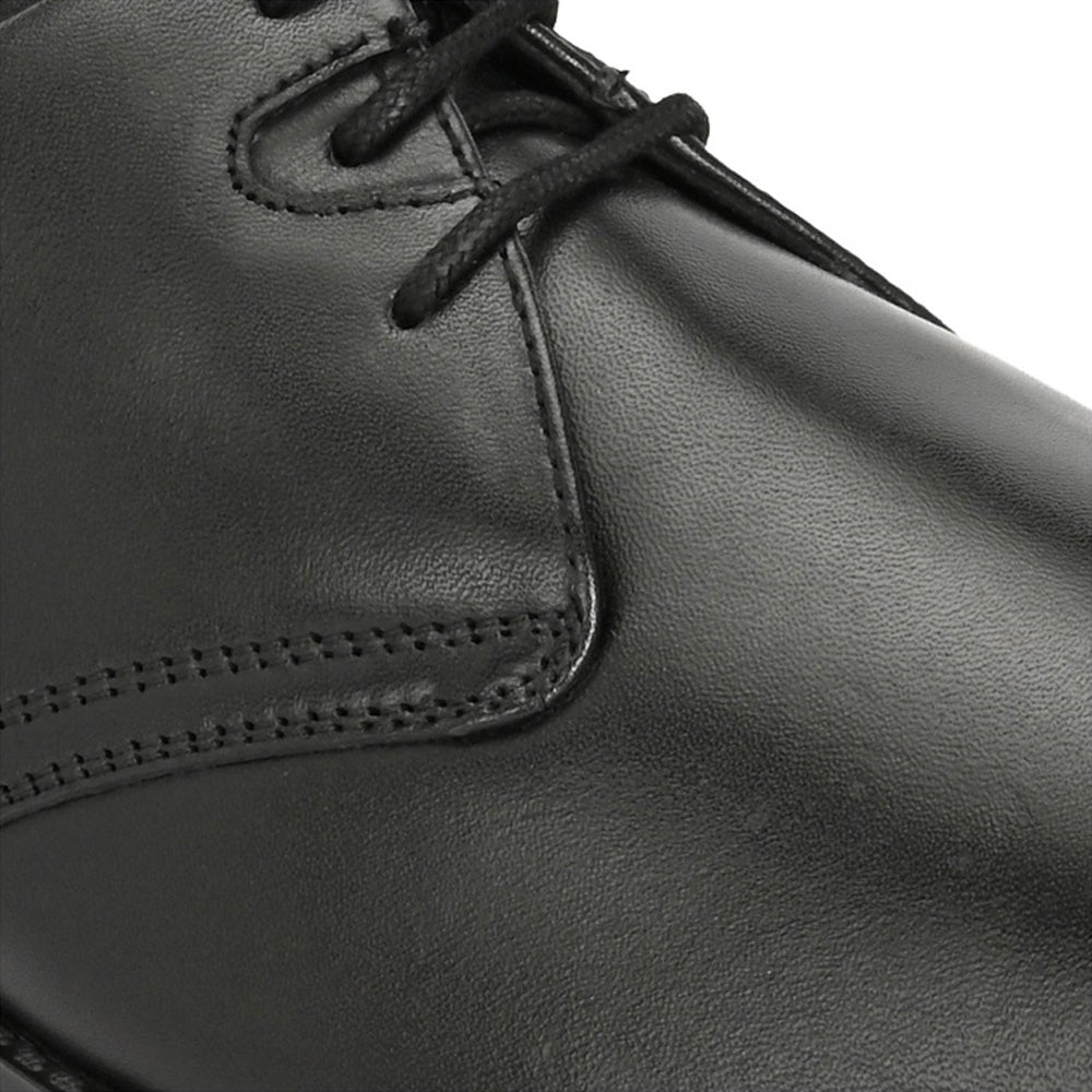 Valentino Men Premium Leather Black Lace Up Formal Shoes