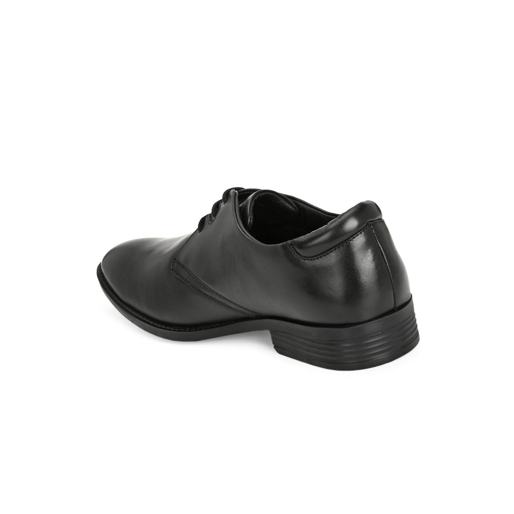 Valentino Men Premium Leather Black Lace Up Formal Shoes