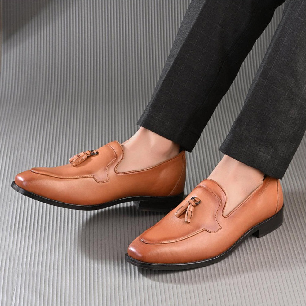 Valentino West Port Men Leather Tassel Loafers
