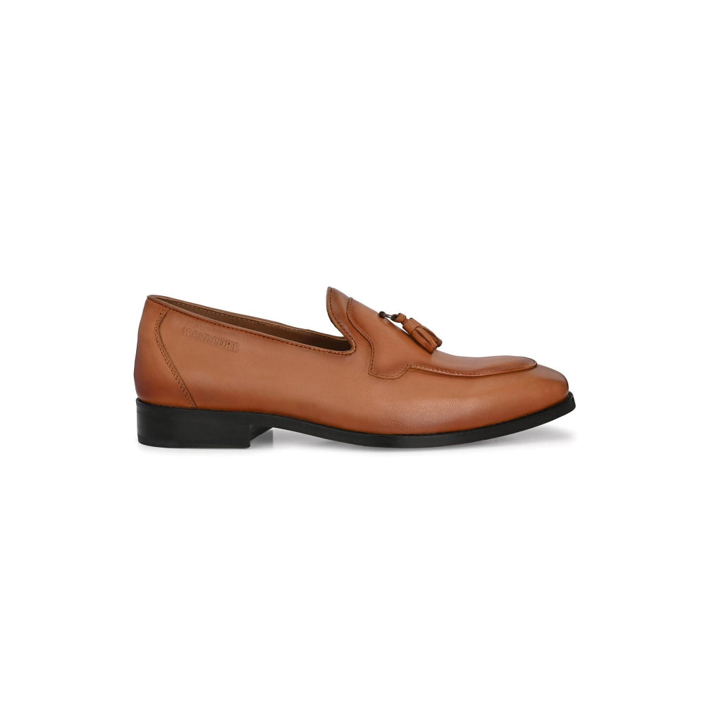 Valentino West Port Men Leather Tassel Loafers