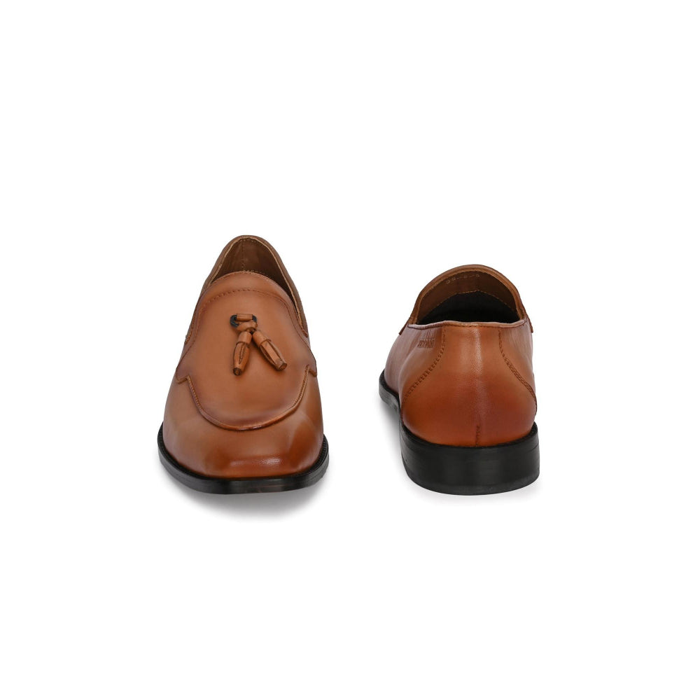 Valentino West Port Men Leather Tassel Loafers