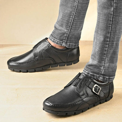 Valentino Men Premium Leather Comfort Loafer Shoes