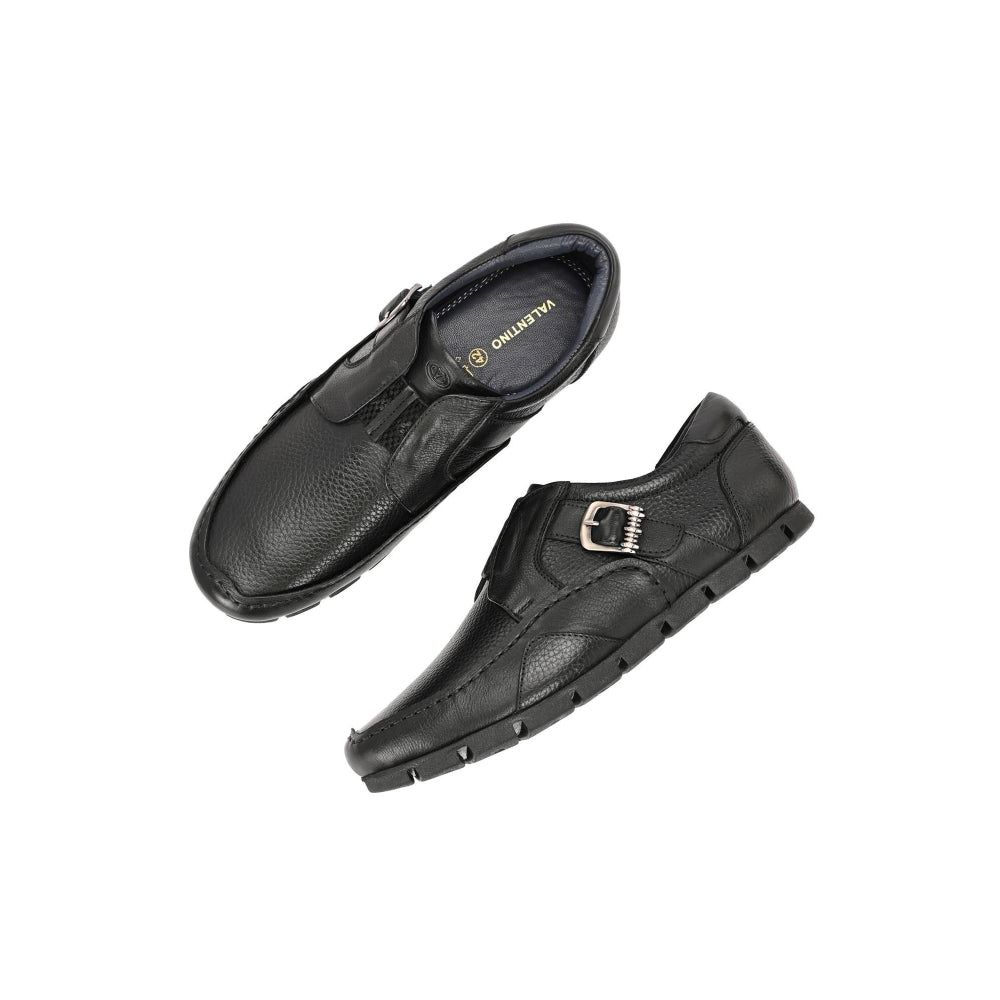 Valentino Men Premium Leather Comfort Loafer Shoes