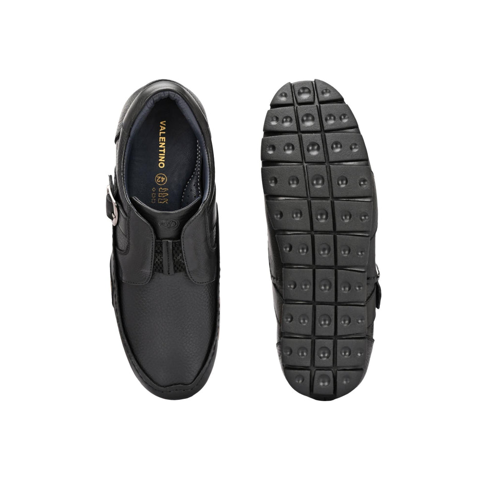 Valentino Men Premium Leather Comfort Loafer Shoes