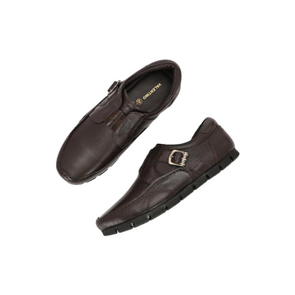 Valentino Men Premium Leather Comfort Loafer Shoes