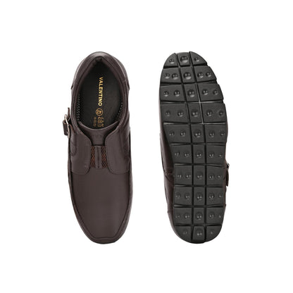 Valentino Men Premium Leather Comfort Loafer Shoes