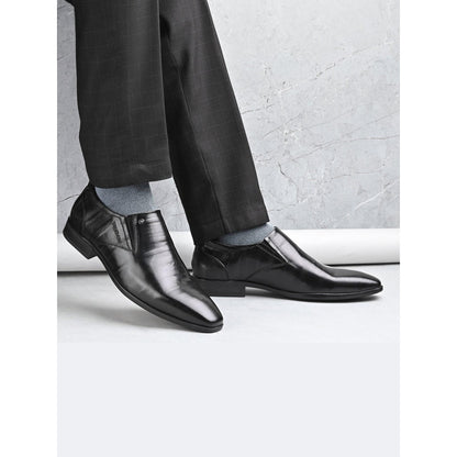 Valentino Men Premium Leather Slip-On Formal Loafer Shoes