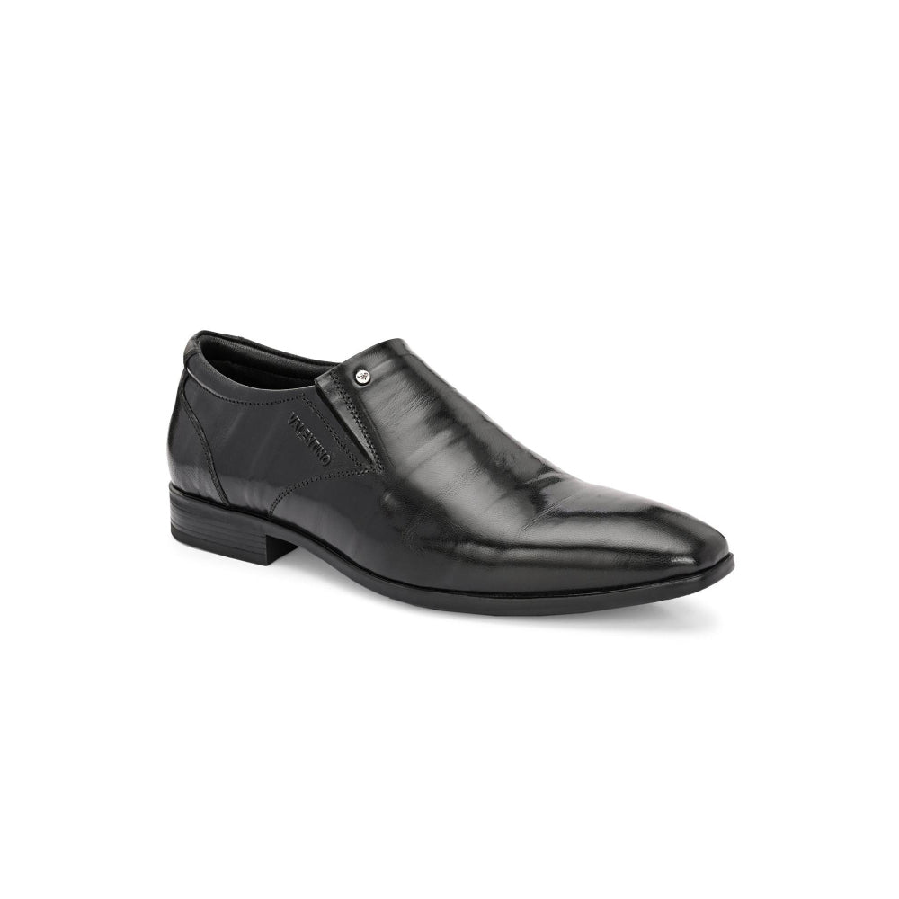 Valentino Men Premium Leather Slip-On Formal Loafer Shoes