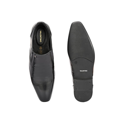 Valentino Men Premium Leather Slip-On Formal Loafer Shoes