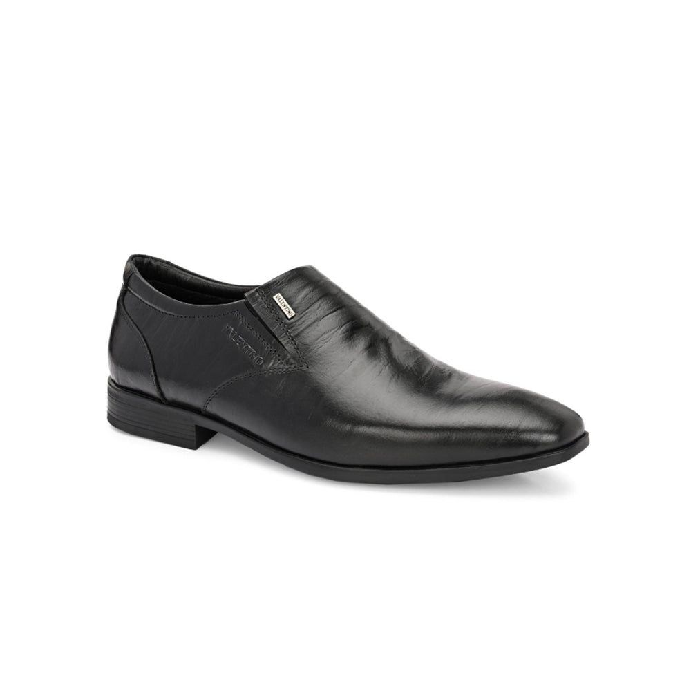 Valentino Men Premium Leather Slip-On Formal Loafer Shoes