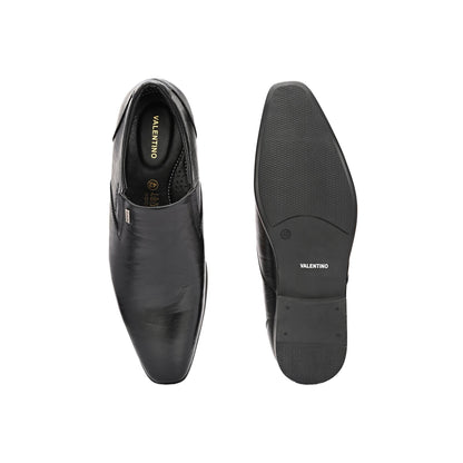 Valentino Men Premium Leather Slip-On Formal Loafer Shoes