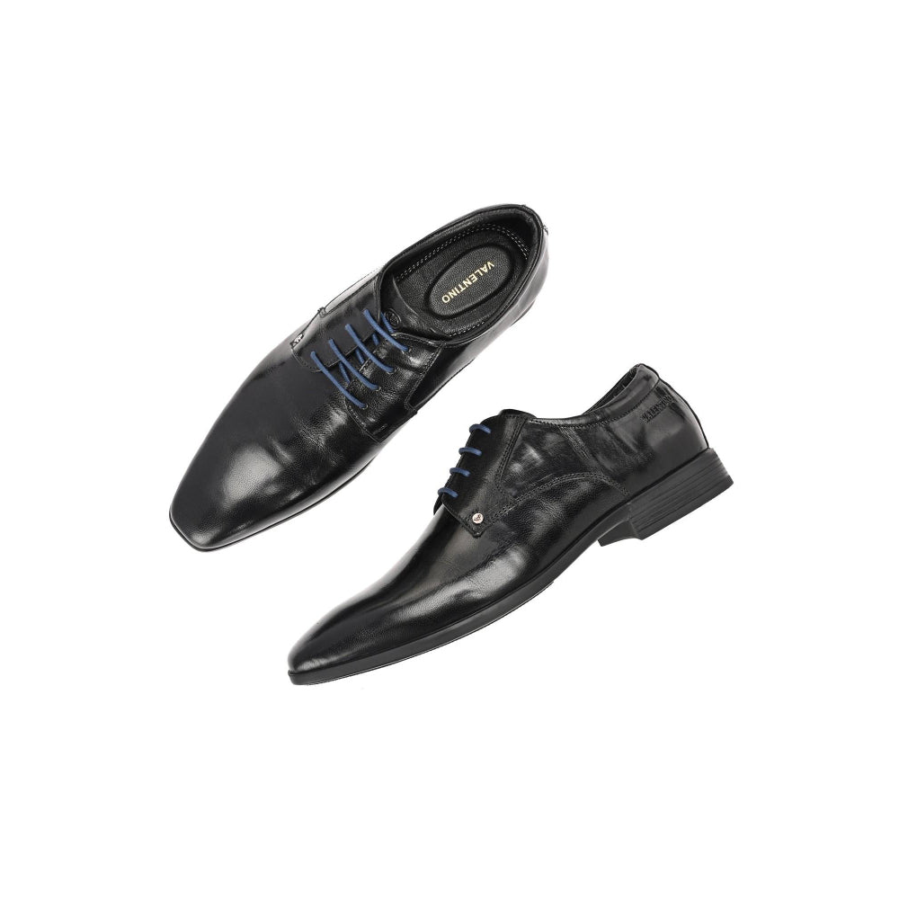 Valentino Men Premium Leather Lace-Up Formal Shoes