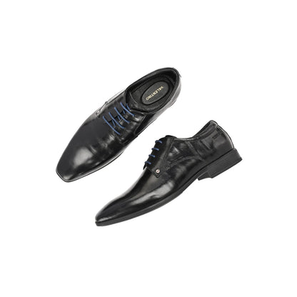 Valentino Men Premium Leather Lace-Up Formal Shoes