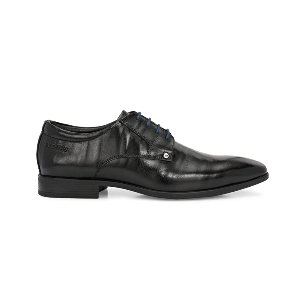 Valentino Men Premium Leather Lace-Up Formal Shoes