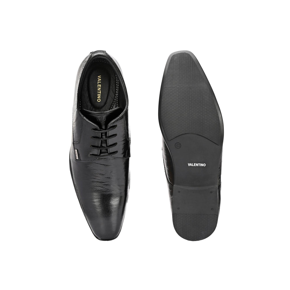 Valentino Men Premium Leather Formal Lace Up Shoes