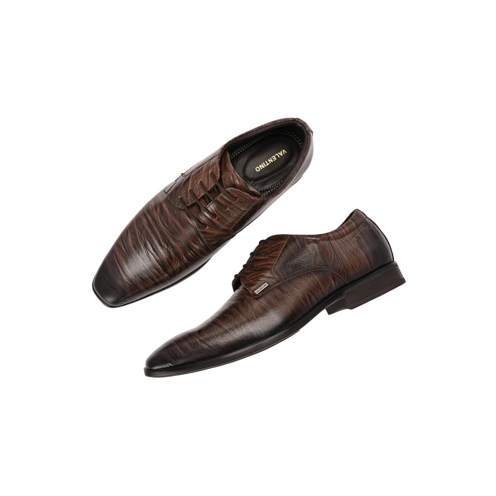 Valentino Men Premium Leather Formal Lace Up Shoes