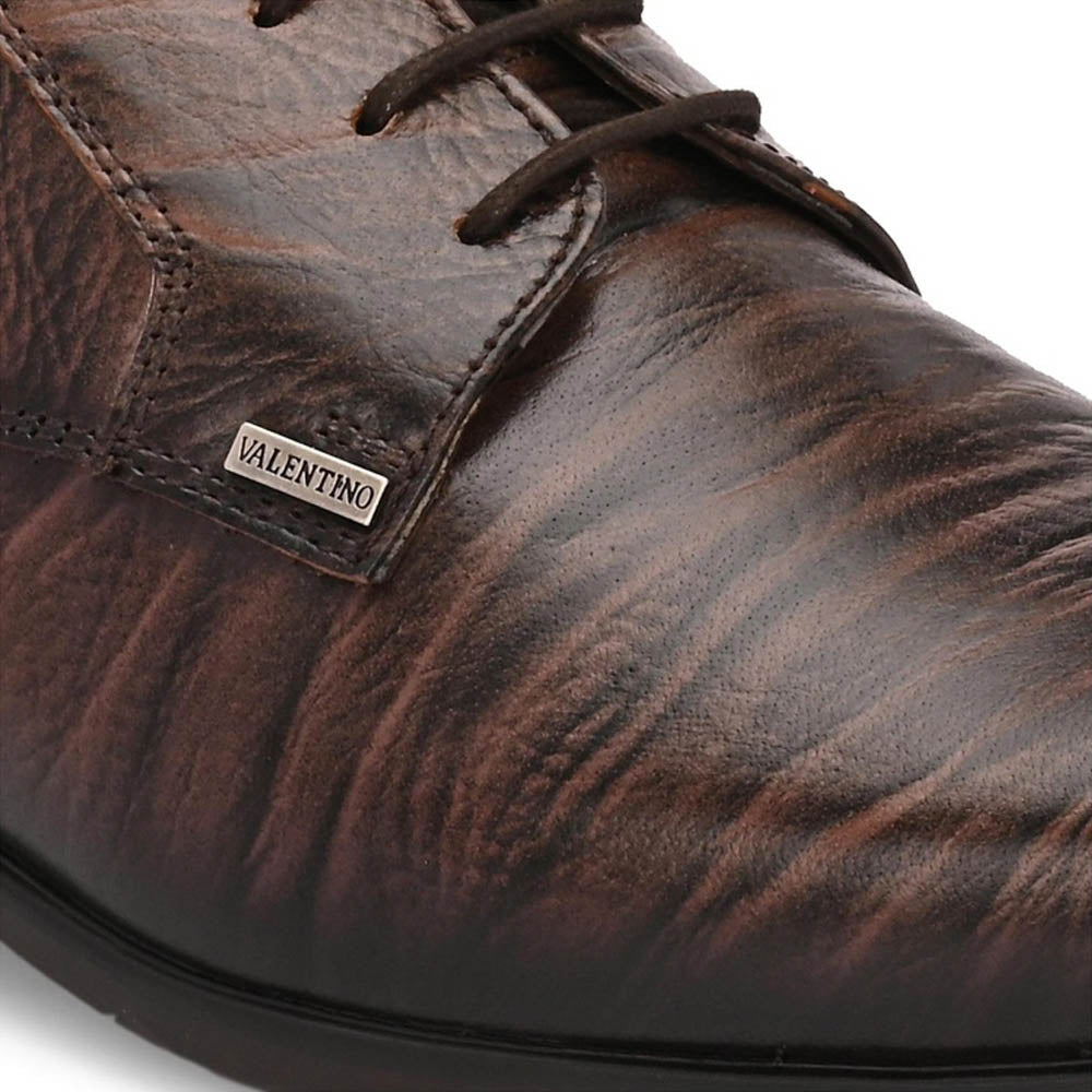 Valentino Men Premium Leather Formal Lace Up Shoes