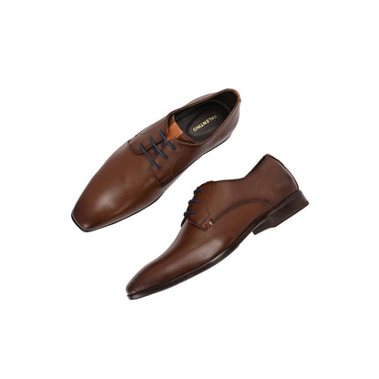 Valentino Men Premium Leather Elegant Lace Up Formal Shoes