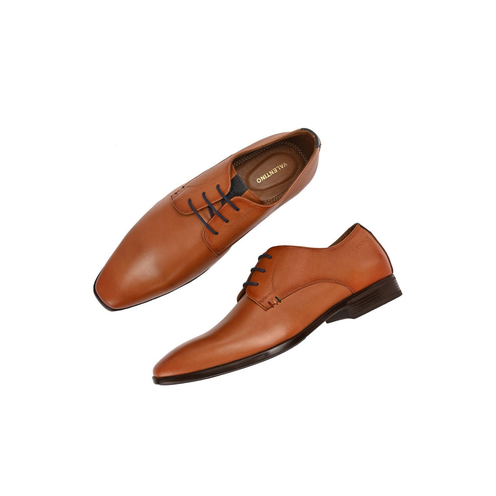 Valentino Men Premium Leather Elegant Lace Up Formal Shoes