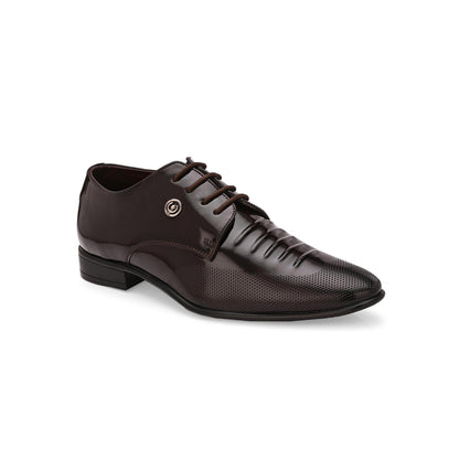 Valentino West Port Men Synthetic Patent Lace-Up Party Wear Shoes
