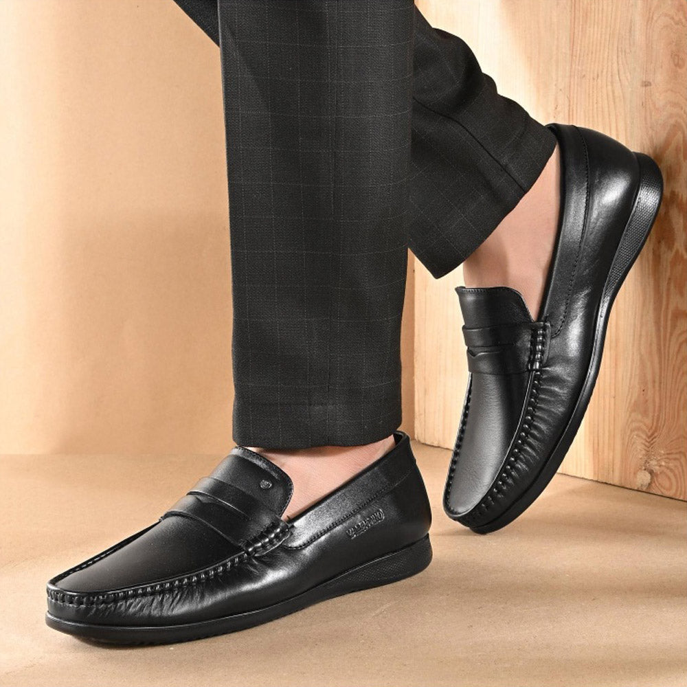 Valentino Men Premium Leather Penny Loafers