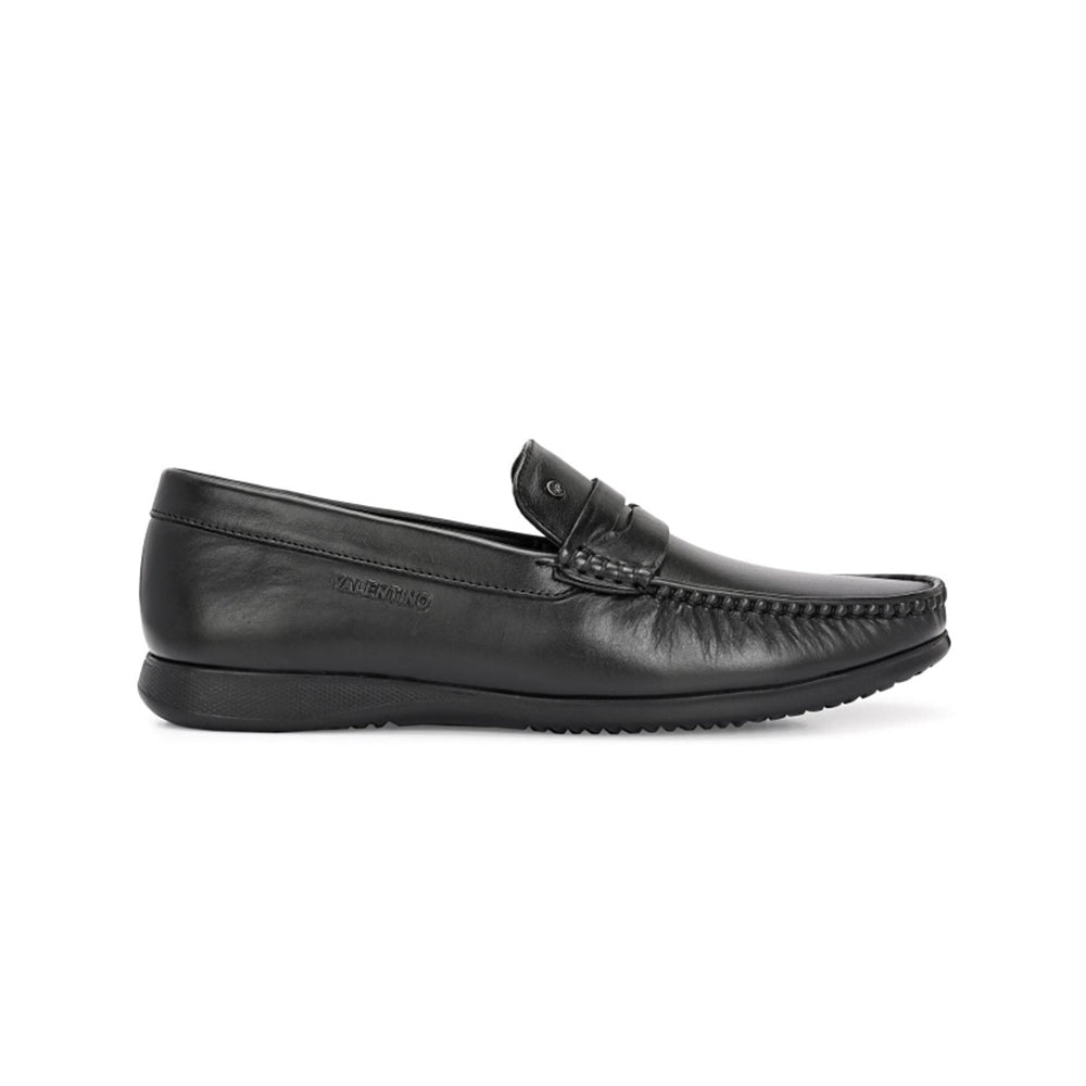 Valentino Men Premium Leather Penny Loafers