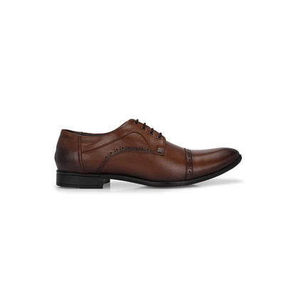 Valentino Men Premium Leather Lace-Up Formal Derby Shoes