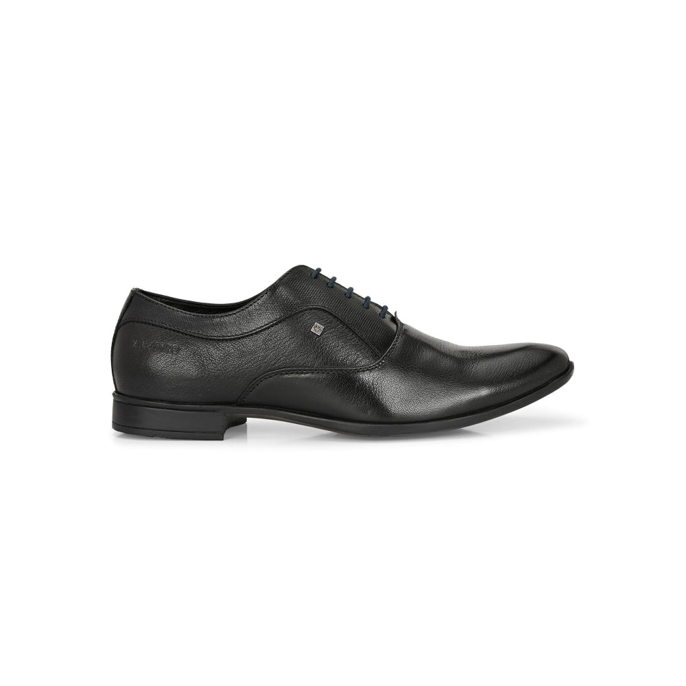 Valentino Men Premium Leather Black Lace Up Formal Oxford Shoes