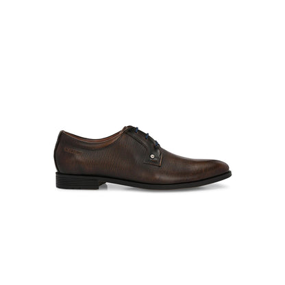 Valentino Men Premium Leather Pine Lace-Up Formal Shoes