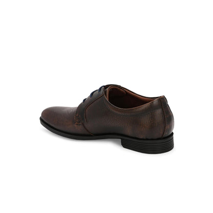 Valentino Men Premium Leather Pine Lace-Up Formal Shoes