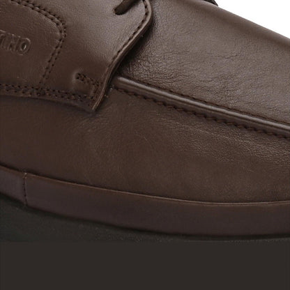 Valentino Men Premium Leather Brown Formal Lace-Up Shoes