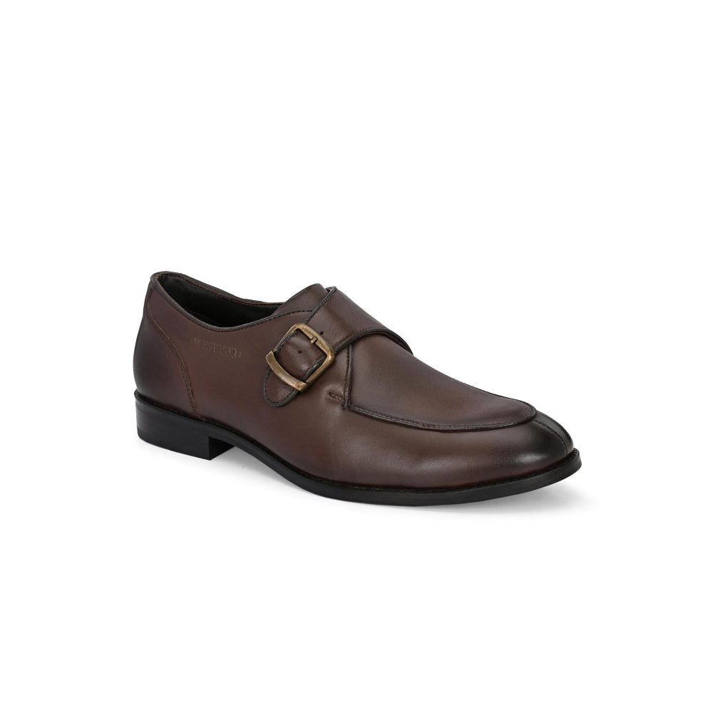 Valentino West Port Men Single Monk Strap Dress Shoe