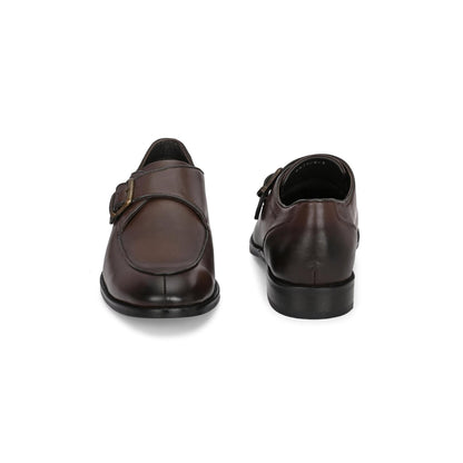Valentino West Port Men Single Monk Strap Dress Shoe