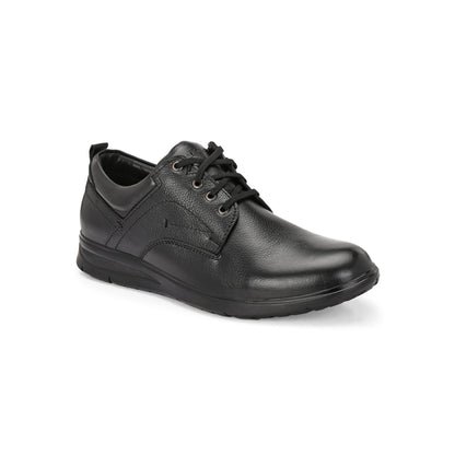 Valentino Men Premium Leather Black Lace Up Formal Shoes