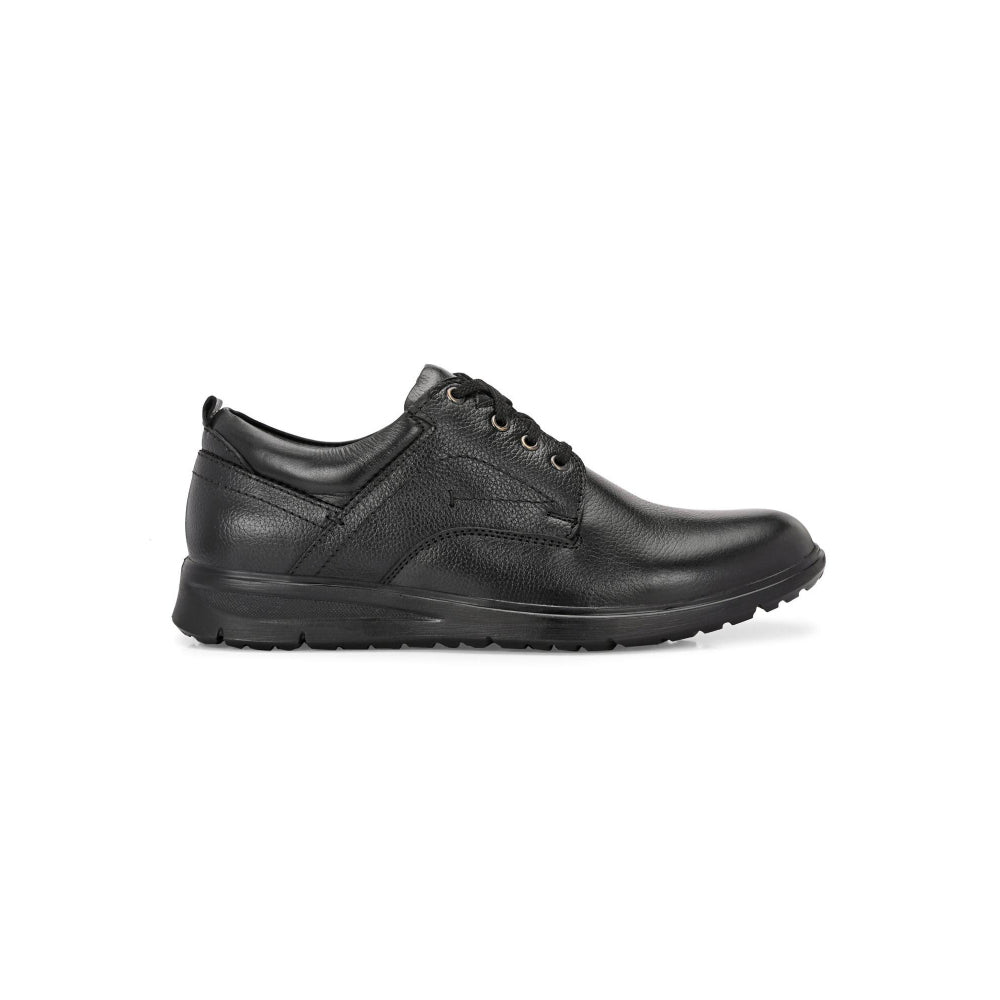 Valentino Men Premium Leather Black Lace Up Formal Shoes