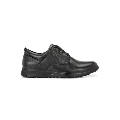 Valentino Men Premium Leather Black Lace Up Formal Shoes