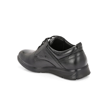 Valentino Men Premium Leather Black Lace Up Formal Shoes