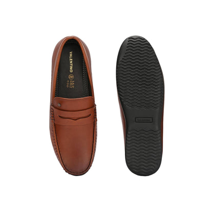 Valentino Men Premium Leather Penny Loafers