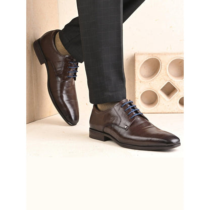 Valentino Men Premium Leather Lace-Up Formal Shoes